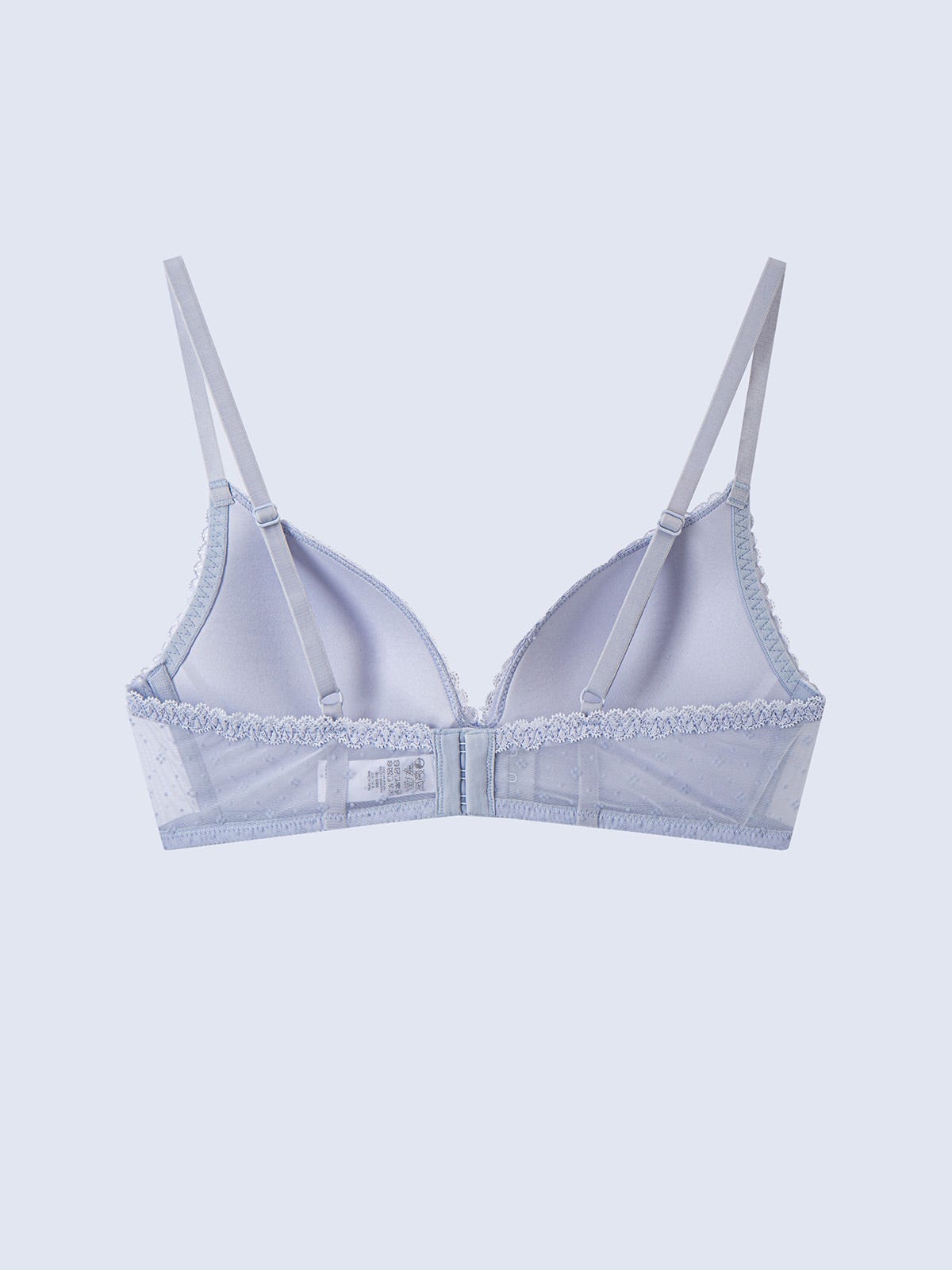 JACEY, Wireless Medium Pad Triangle Bra - 8f6-pastelwisteria