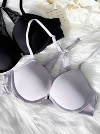 ULA, Wired Push-up Pad Demi Bra - 8S6-Raindrop