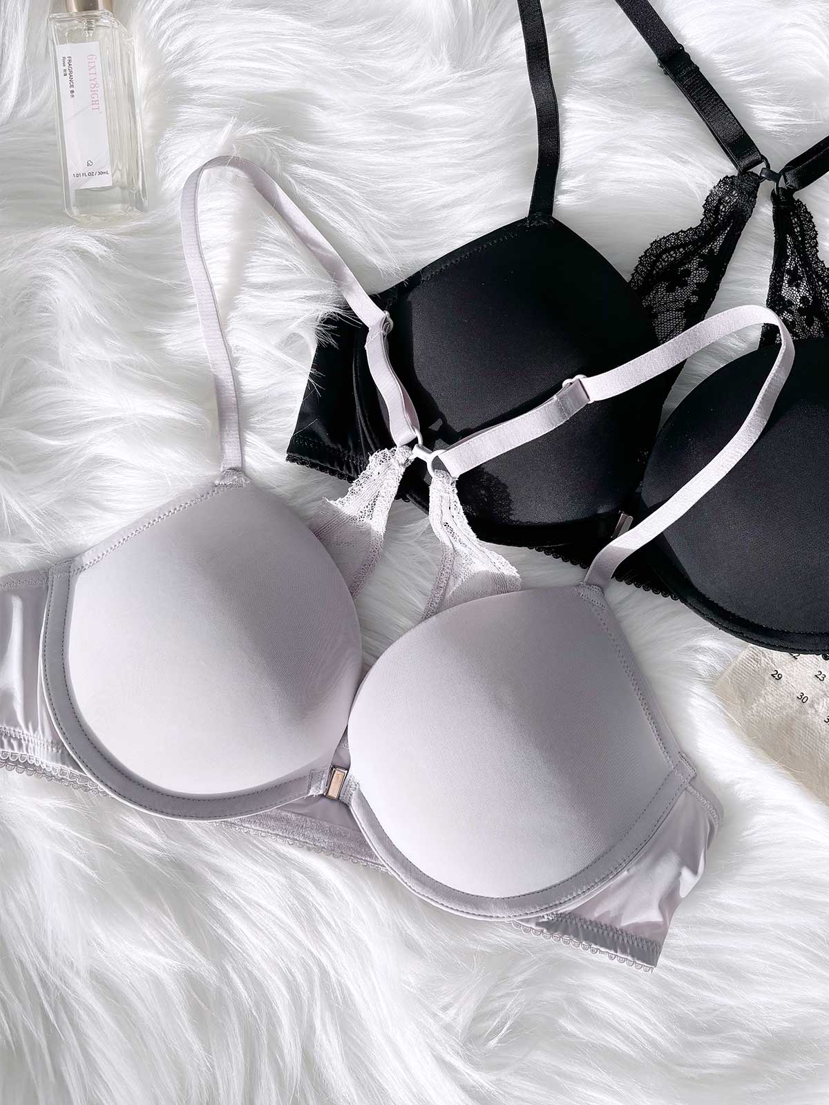 ULA, Wired Push-up Pad Demi Bra - 8S6-Raindrop