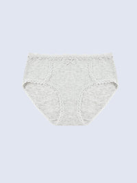 MAJORELLE RIB SOLID, Rib Modal Hiphugger Panty - 8S6-IceGreyMel