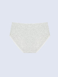 MAJORELLE RIB SOLID, Rib Modal Hiphugger Panty - 8S6-IceGreyMel