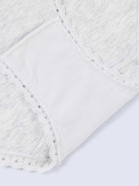 MAJORELLE RIB SOLID, Rib Modal Hiphugger Panty - 8S6-IceGreyMel
