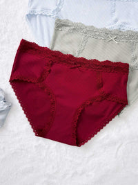 MAJORELLE RIB SOLID, Marshmallow Modal Rib Hiphugger - 8S6-Rhubarb