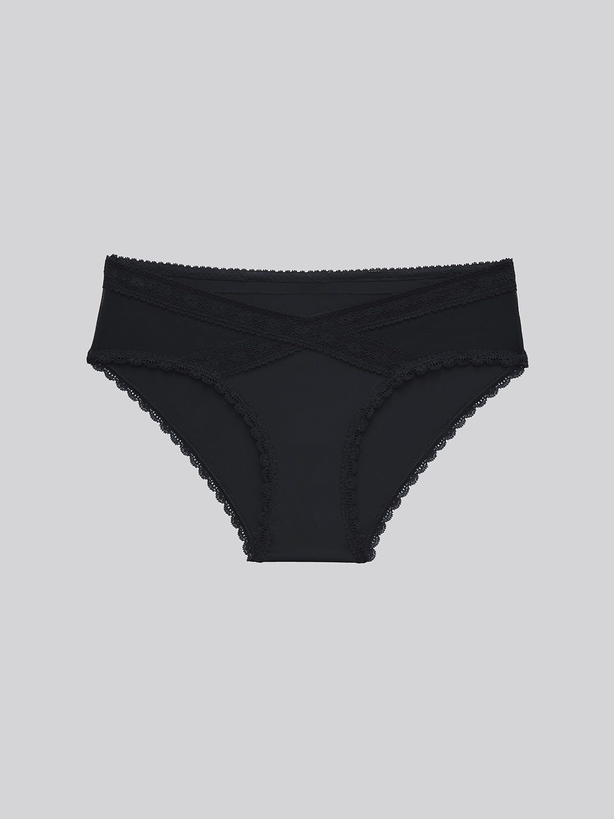 JESSI SOLID, Micro Hipster Panty - 8f6-black
