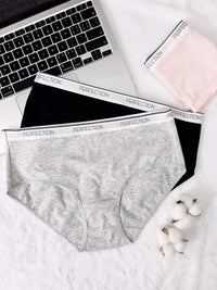 ALAIA SOLID, Cotton Hipster Panty - 8S6-IceGreyMel