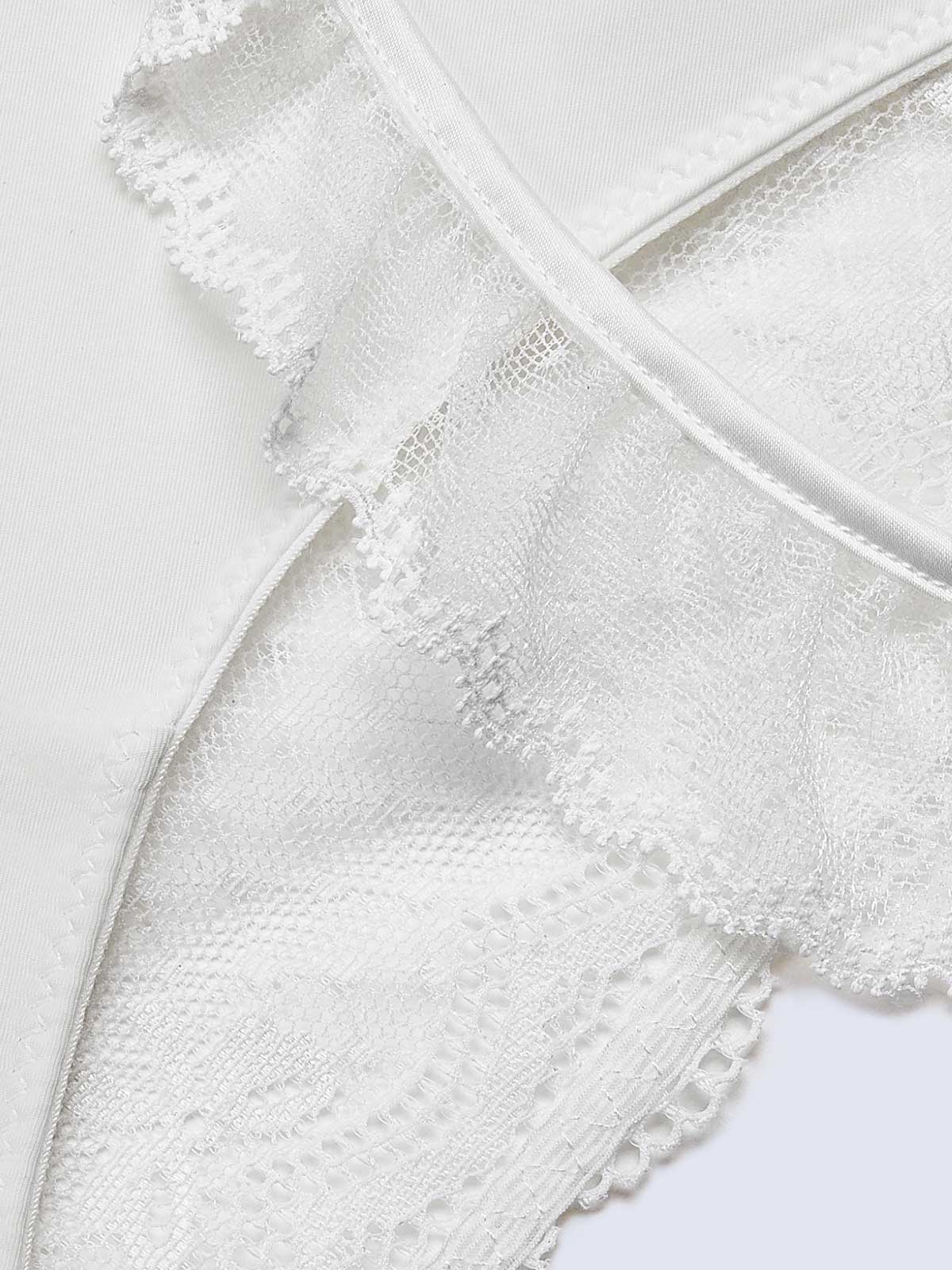 KATHRYN SOLID, Lace Bikini Brief - 8S6-OffWhite