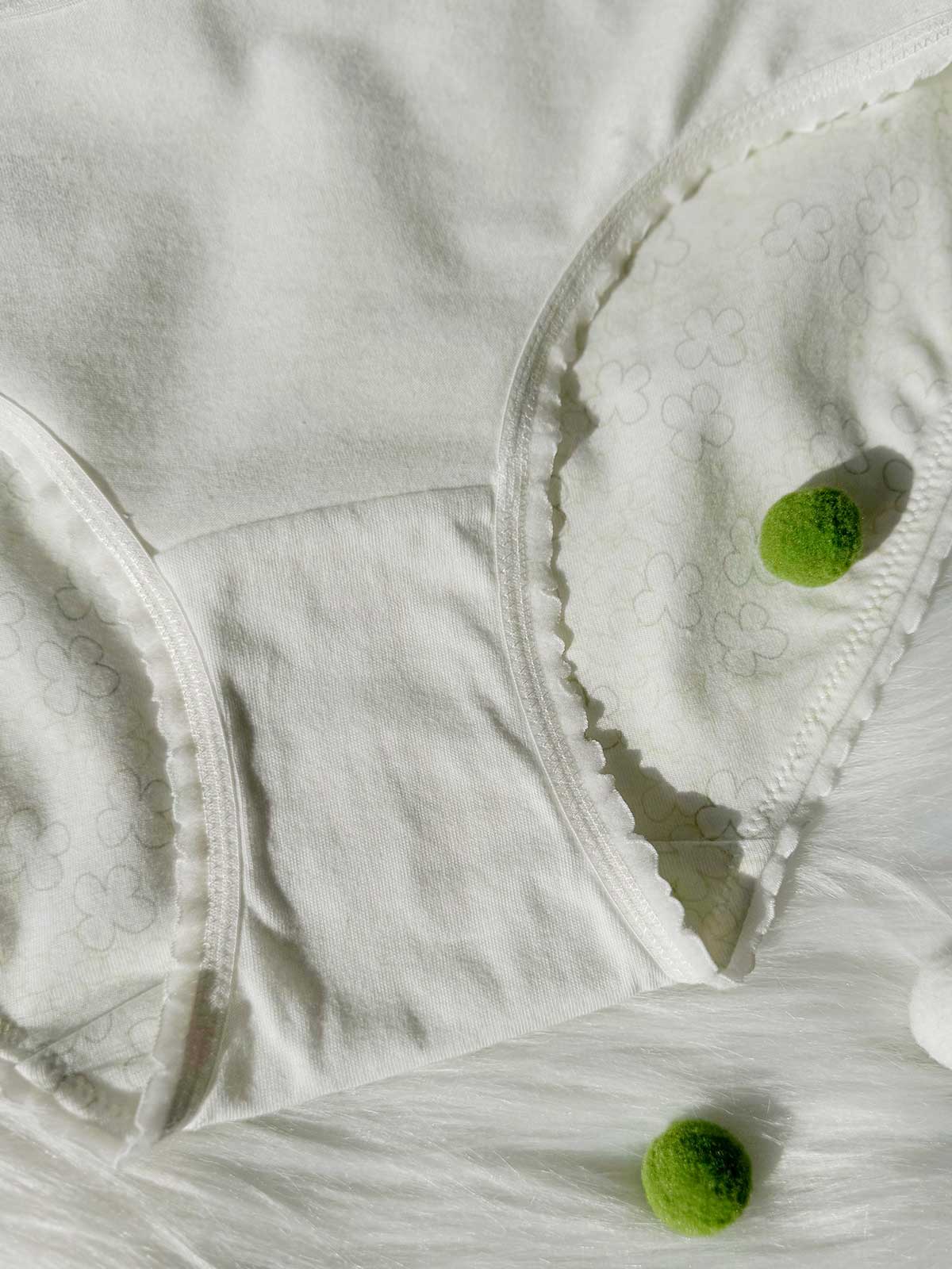 MAYBELLE AOP, Cotton Hipster Panty - 8S6-OffWhite