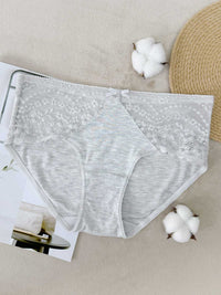 HATTI SOLID, Modal Hiphugger Panty - 8S6-IceGreyMel