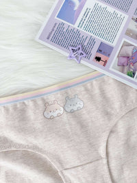 AMBRE PMP, Cotton Hipster Panty - 8S6-AlmondBeigeMel