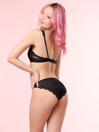 BULLOCK SOLID, Micro Hipster Panty - 8S6-Black