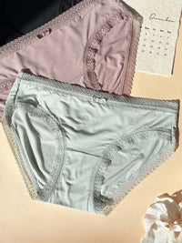 ORIN SOLID, Modal Hipster Panty - 8S6-Smoke
