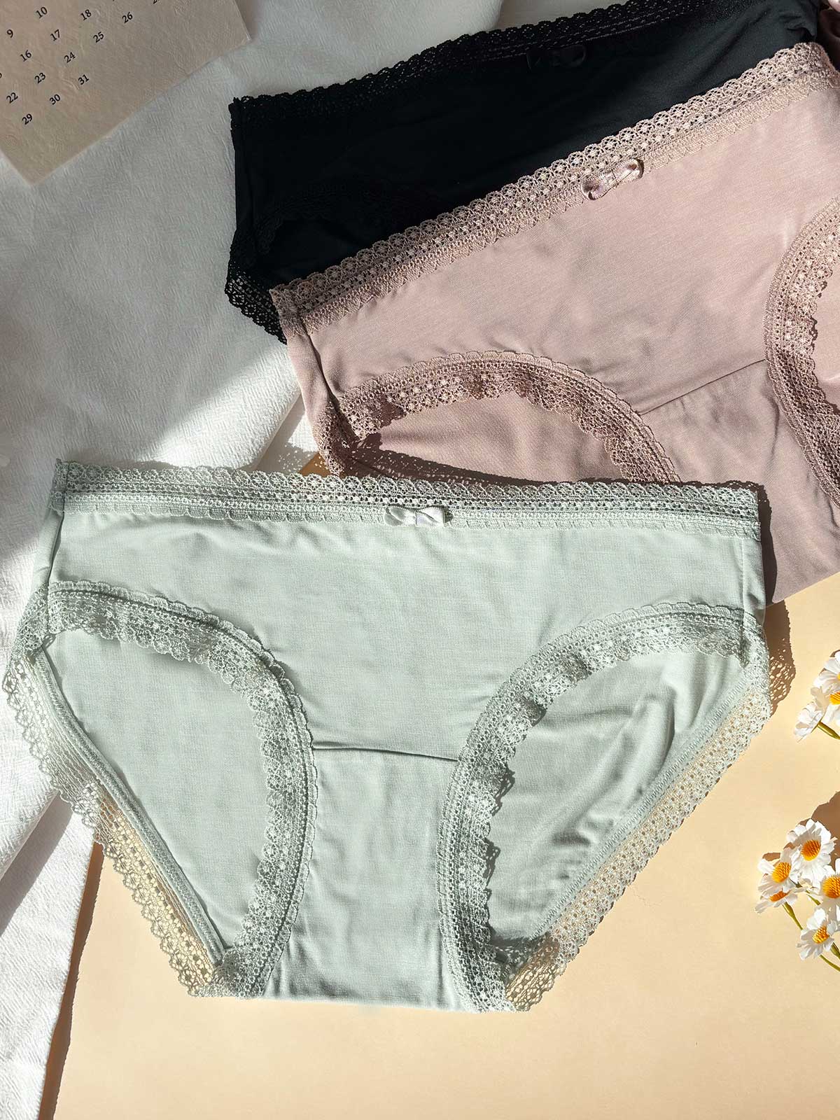 ORIN SOLID, Modal Hipster Panty - 8S6-Smoke
