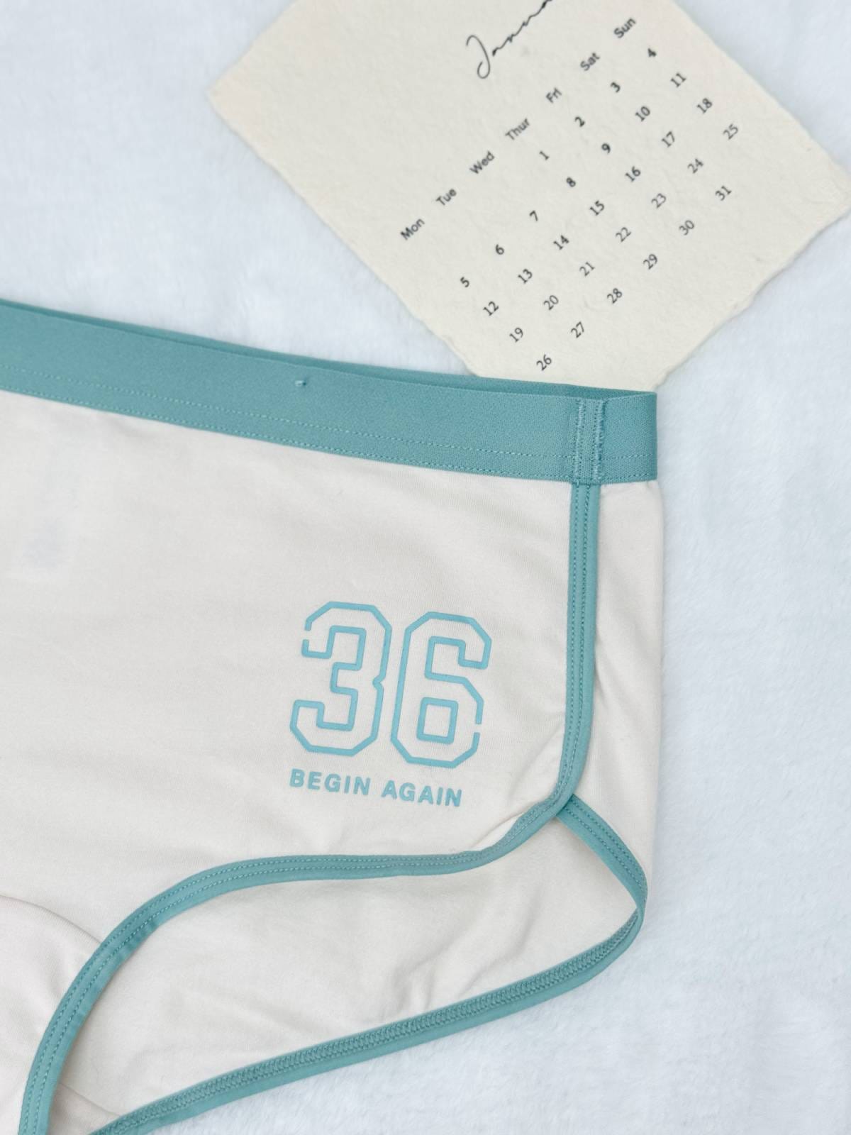 AXITY PMP, Cotton Shorty Panty - 8S6-WhiteSand