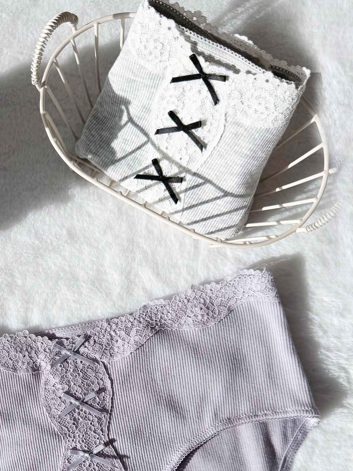 AINA SOLID, Cotton Blend Hiphugger Panty - 8S6-IceGreyMel