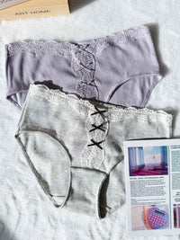 AINA SOLID, Cotton Blend Hiphugger Panty - 8S6-Thistle