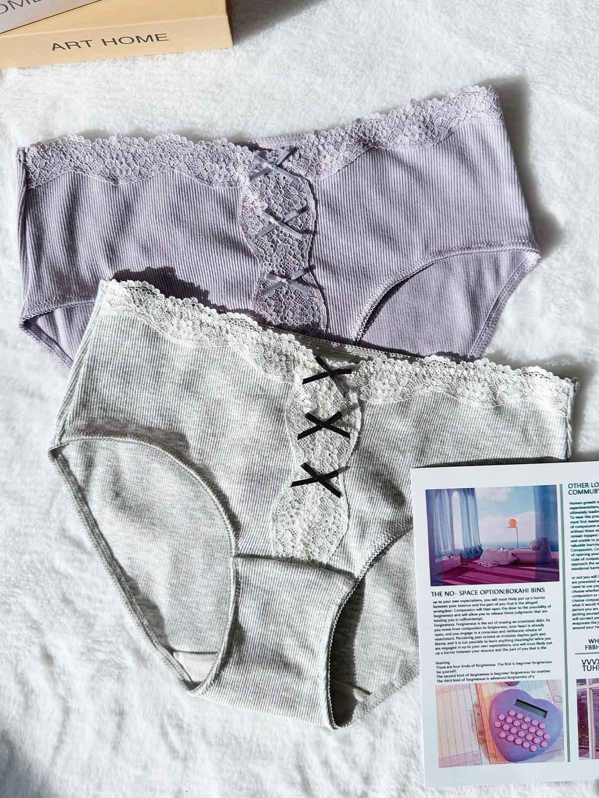 AINA SOLID, Cotton Blend Hiphugger Panty - 8S6-Thistle