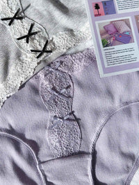 AINA SOLID, Cotton Blend Hiphugger Panty - 8S6-Thistle