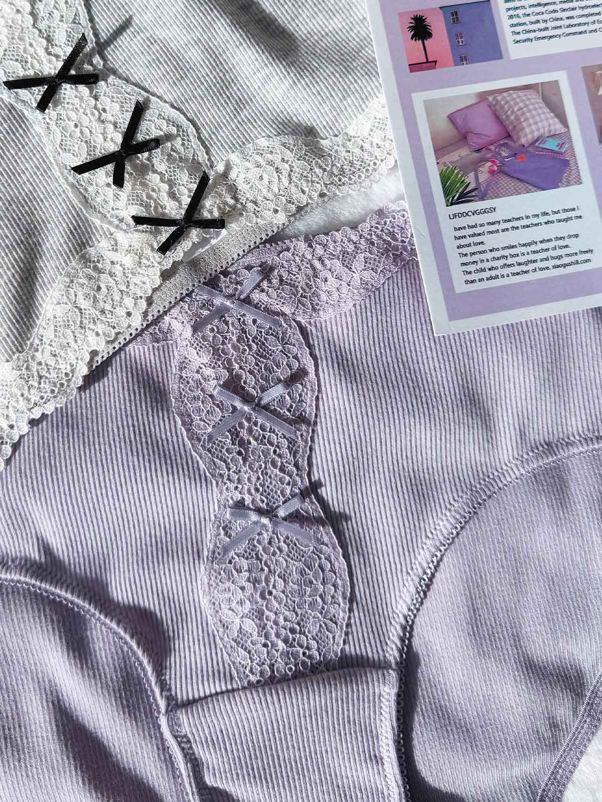 AINA SOLID, Cotton Blend Hiphugger Panty - 8S6-Thistle