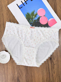 GUPPY AOP, Marshmallow Modal Hiphugger Panty - 8S6-OffWhite
