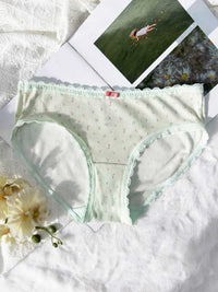 GUPPY AOP, Marshmallow Modal Hiphugger Panty - 8S6-HushedGreen