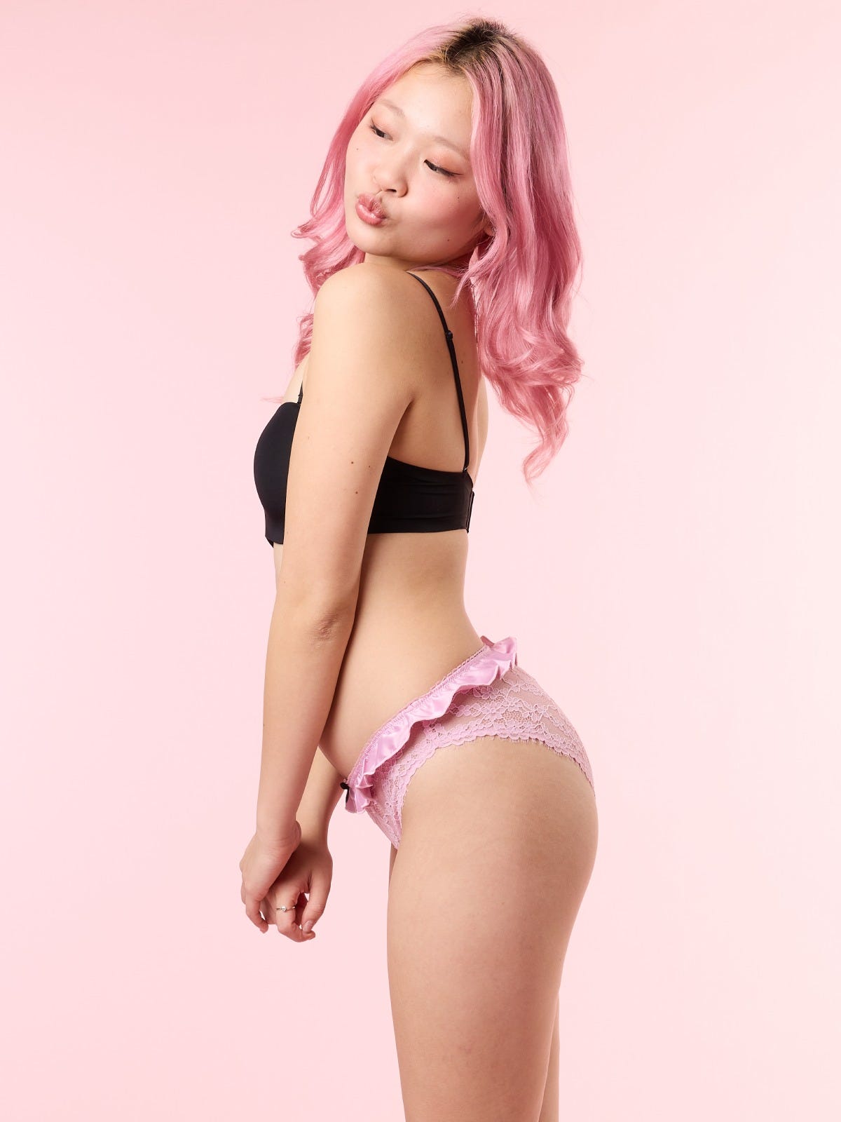 MASK SOLID, Lace Bikini Panty - 8S6-FragrantLilac