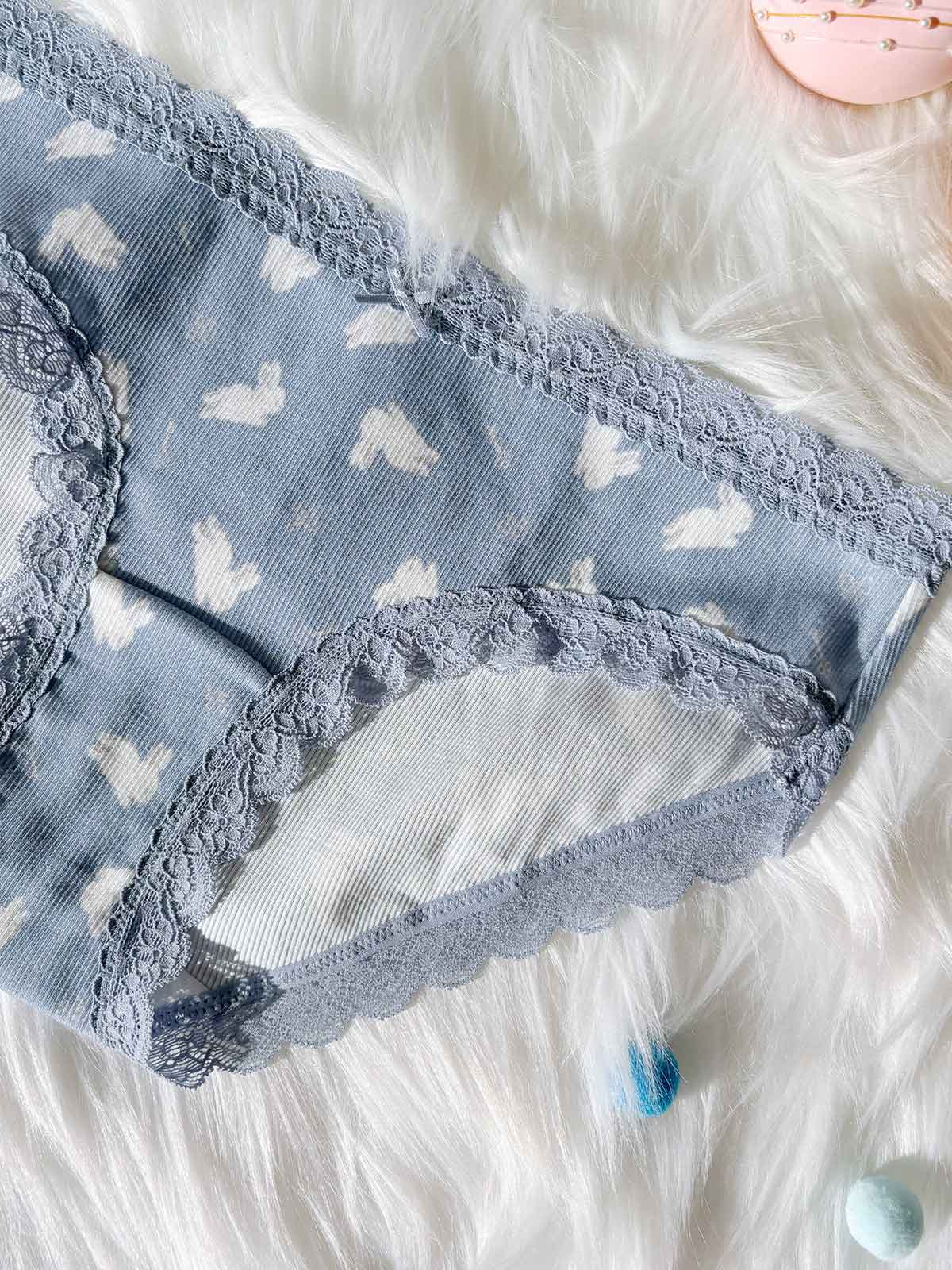MANAKA AOP, Cotton Hipster Panty - 8S6-Eventide