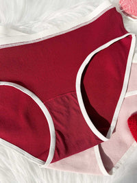JISOO PMP, Cotton Blend Hipster Panty - 8S6-Rhubarb