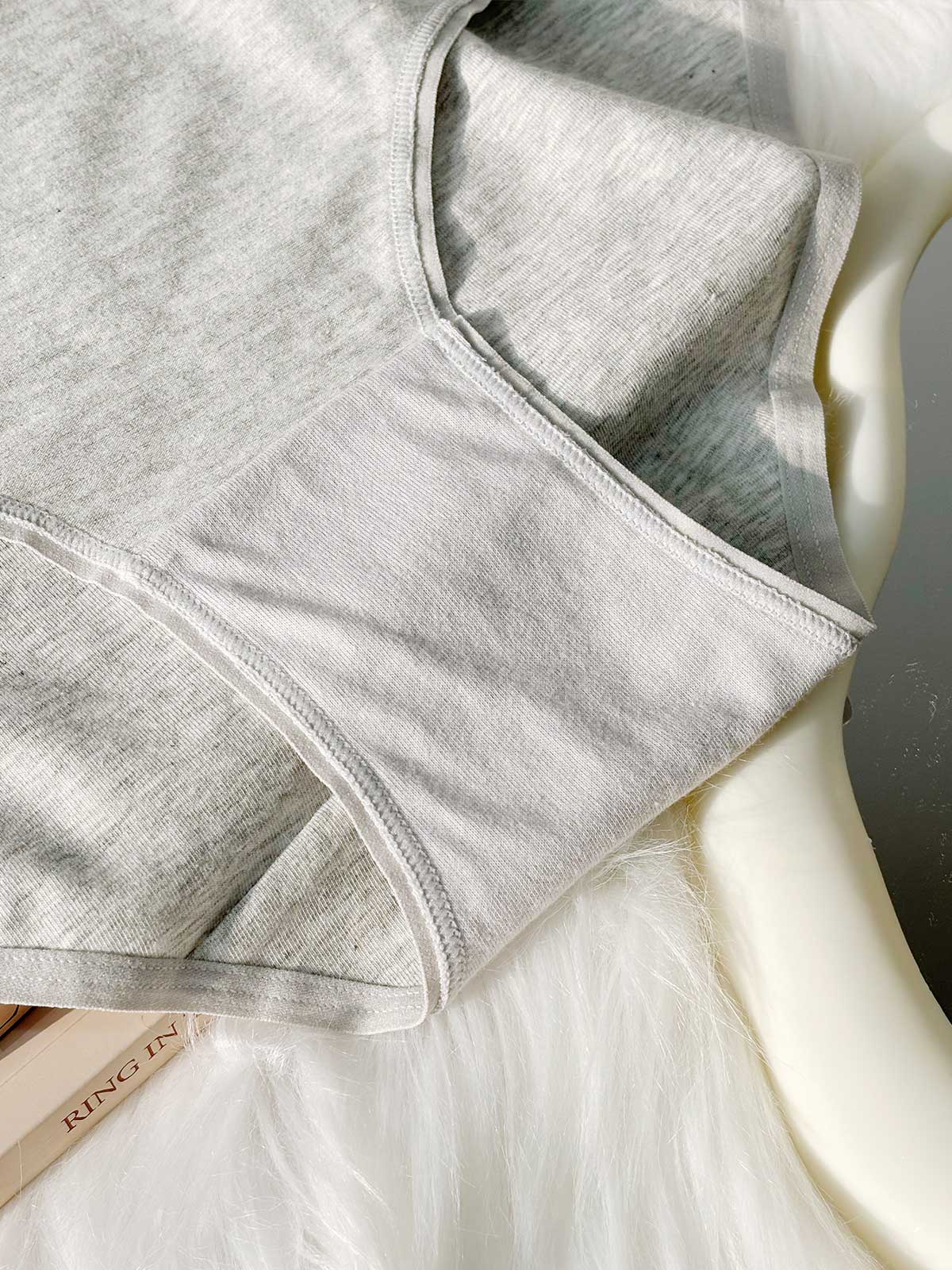 CLEMENTINE PMP, Cotton Hipster Panty - 8S6-IceGreyMel
