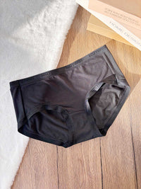NOZOMI SOLID, Carbon-Zero Modal Hipster Panty - 8S6-Black