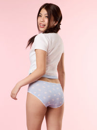 POTTS AOP, Modal Hipster Panty - 8S6-MutedBlue
