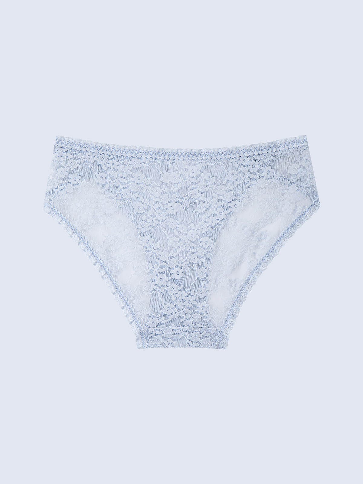 LEOMIE P SOLID, Lace Hipster Panty - 8f6-clearlightblue