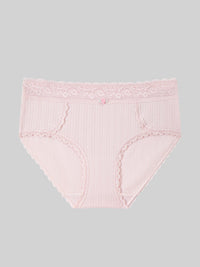 CHARLEE SOLID, Pointelle Hiphugger Panty - 8f6-orchidice