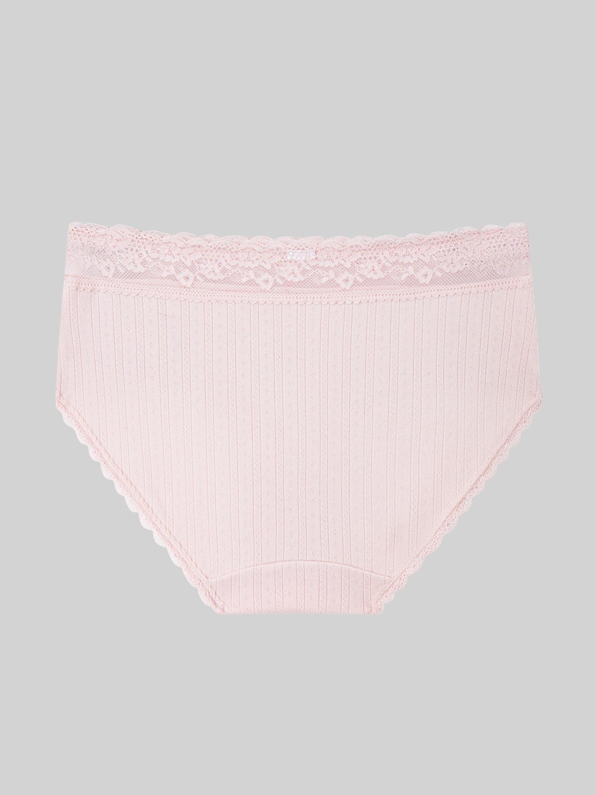 CHARLEE SOLID, Pointelle Hiphugger Panty - 8f6-orchidice