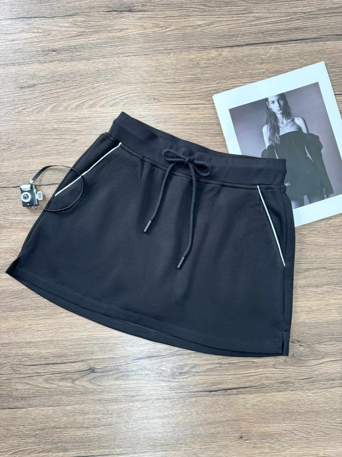 RYDER, Sporty Mini Skirt - 8f6-black