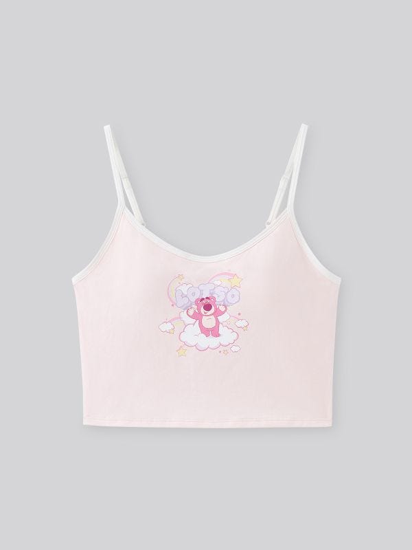 Disney Pixar Collection, Lotso Cotton Light Pad Bra Top
