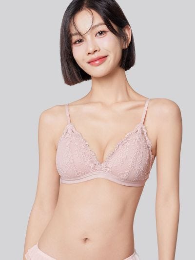 HIBAH, Wireless Lace Bralette