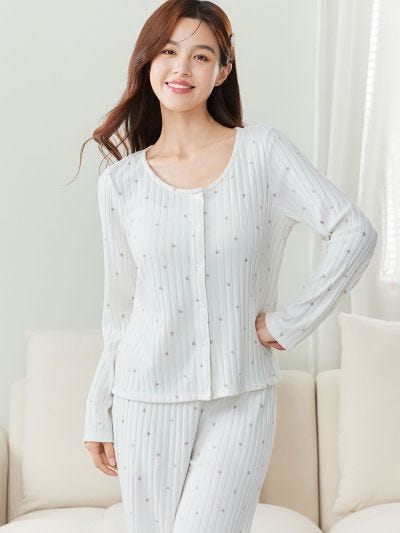 AIZA, Supersoft Rib Cardigan